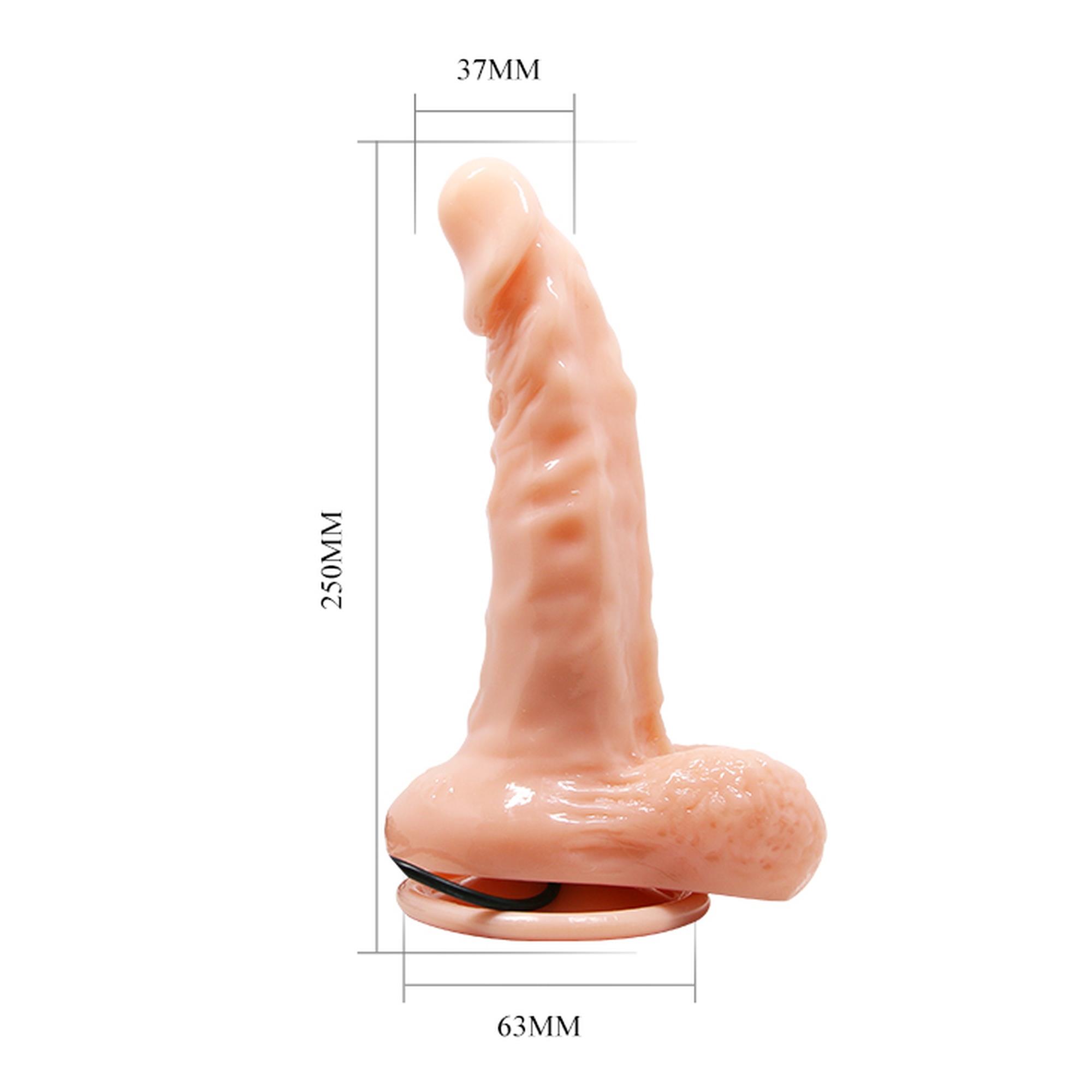 Baile- realistic male cock and tight ass, vibration suction base 
